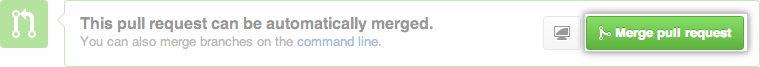 Merge pull request button